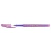 Ручка шариковая Stinger, корпус фиолетовый с блестками, стержень синий